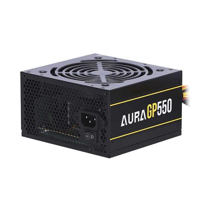 منبع تغذیه کامپیوتر گیمدیاس Aura GP550 GAMDIAS Aura GP550 Atom Series Fully Black Power Supply